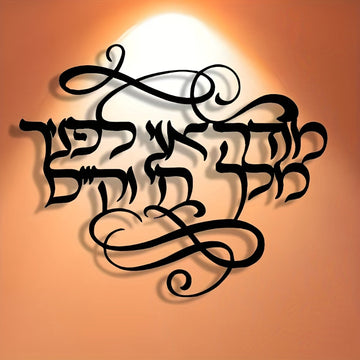 מבט נוסף על שלט הקיר מודה אני