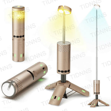 פנס טלסקופי נטען 10000mAh לקמפינג ולחירום - המחשה נוספת