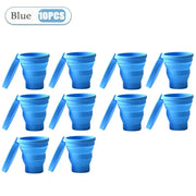 כוס סיליקון מתקפלת 180 מ״ל עם מכסה