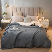 שמיכת פליז דו צדדית