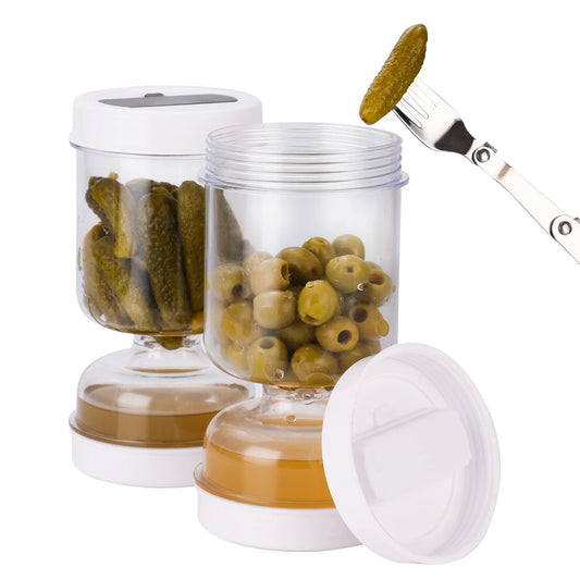 צנצנת מסננת לחמוצים וזיתים