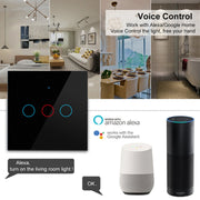 מתג תאורה חכם WiFi ללא חוט אפס - 1, 2 או 3 לחצנים - מבט נוסף
