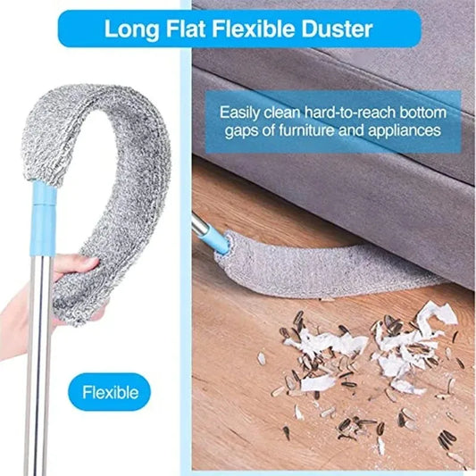 מברשת אבק טלסקופית גמישה - מוט טלסקופי + כיסוי אחד