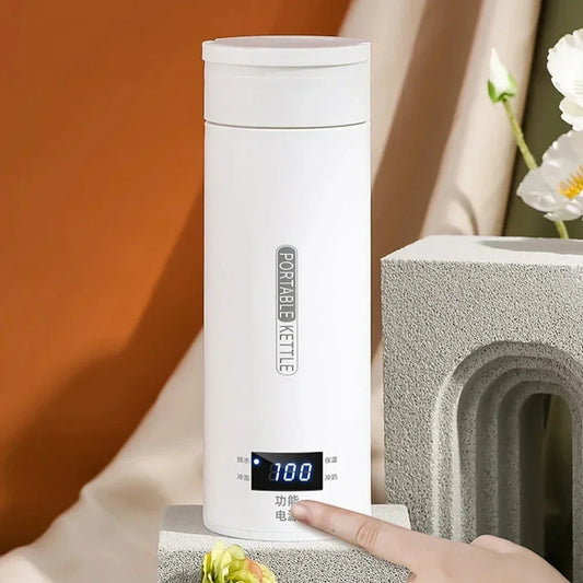 קומקום נסיעות אישי 450 מ״ל בצבע לבן