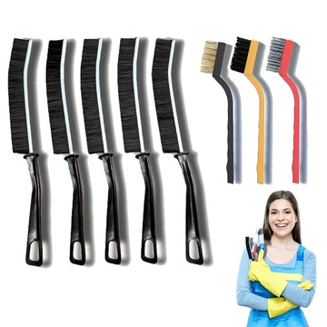 אפשרויות שונות של מברשות לניקוי חריצים ומסילות