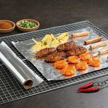גליל נייר כסף עבה 20 מטר מבט נוסף