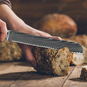 מארז 2 סכיני לחם משוננות 8 אינץ׳