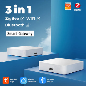 רכזת Tuya לבית חכם - Bluetooth, Zigbee או משולבת - הדגמת פונקציות