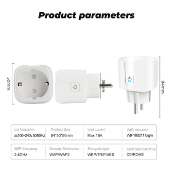 שקע חכם WiFi עם מדידת צריכה ושליטה מרחוק - מבט נוסף 19