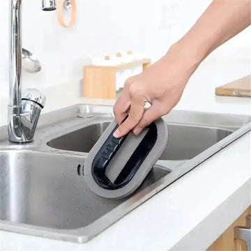 ספוג קרצוף עם ידית לניקוי משטח
