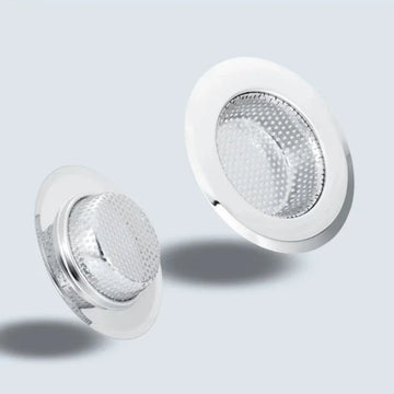 מסננת נירוסטה לכיור במבט צד