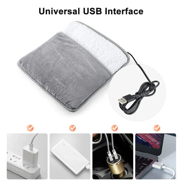מחמם רגליים USB מזווית צד