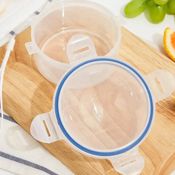 קופסת אחסון שקופה לחצי פרי במקרר - תמונה 4