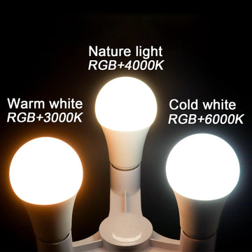מבחר נורות RGB לבית