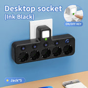 מפצל קיר עם טעינת USB