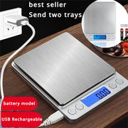 משקל דיגיטלי קטן בטעינת USB
