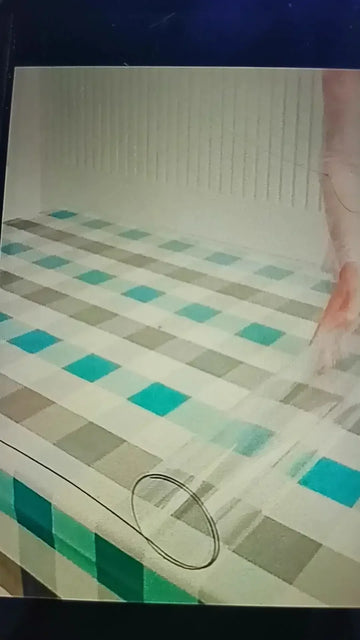 מגן שולחן עגול PVC בגימור שקוף בקוטר 60 ס"מ