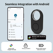 תג איתור חכם לאנדרואיד עם Google Find Hub - בצבע כחול