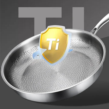 מחבת טיטניום במרקם פטיש