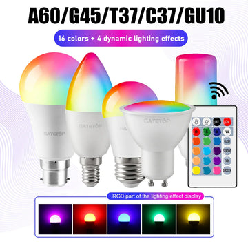 נורת RGB לגופי תאורה שונים