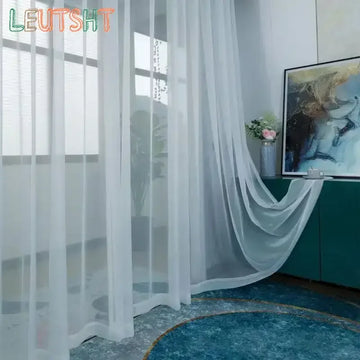 וילון טול שקוף לבן - פרטי בד ומידות