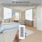 מתג תאורה חכם WiFi ללא חוט אפס - 1, 2 או 3 לחצנים - תקריב