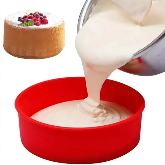 תבנית סיליקון עגולה 8 אינץ׳ לאפייה
