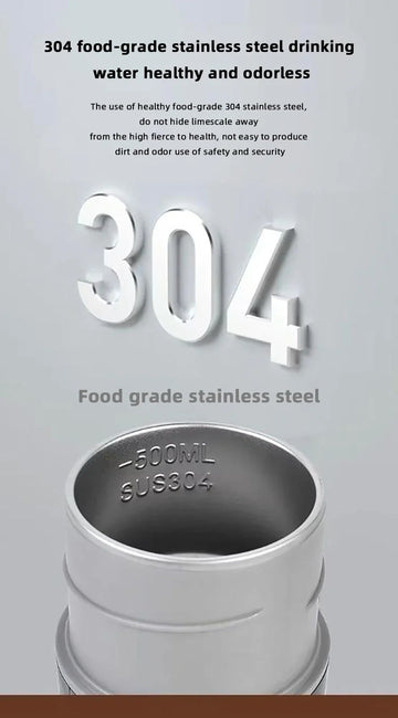 כוס חימום לרכב 500 מ״ל עם תצוגה