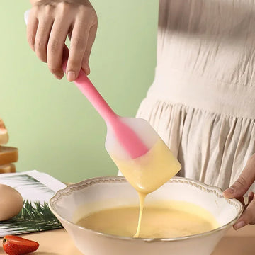 מרית סיליקון שקופה בצבע כחול בגודל 27 ס"מ