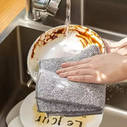 מטליות מיקרופייבר אפורות - 10 יחידות