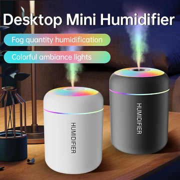 מיני מפיץ אדים USB בצבע לבן