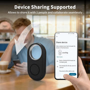 תג איתור חכם לאנדרואיד עם Google Find Hub - בצבע שחור