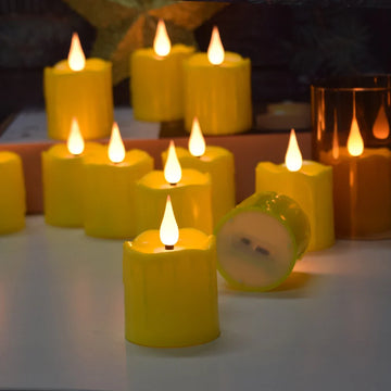 נרות לד נטענים עם שלט - טעינה 13