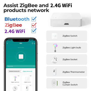 רכזת Tuya לבית חכם - Bluetooth, Zigbee או משולבת - מבט נוסף