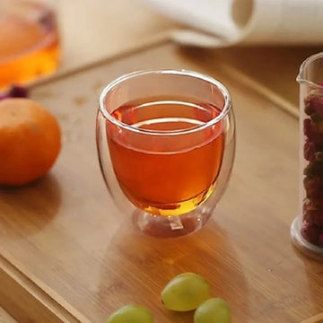 מבט נוסף על כוס זכוכית כפולה לאספרסו