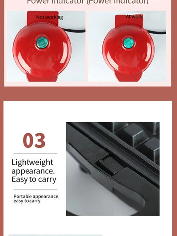 פרטי מבנה של מיני מכשיר הוופל האישי