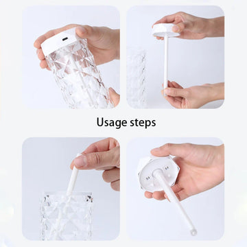 מכשיר אדים USB עם חלקים פנימיים