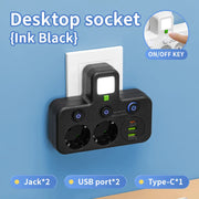 מפצל קיר עם טעינת USB - מבט כללי